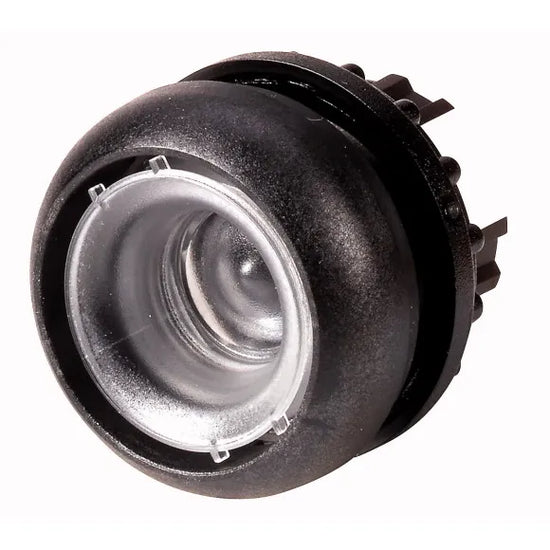 M22S-D-X RMQ-Titan Botón pulsador sin placa Plano Bisel negro 22mm Momentáneo