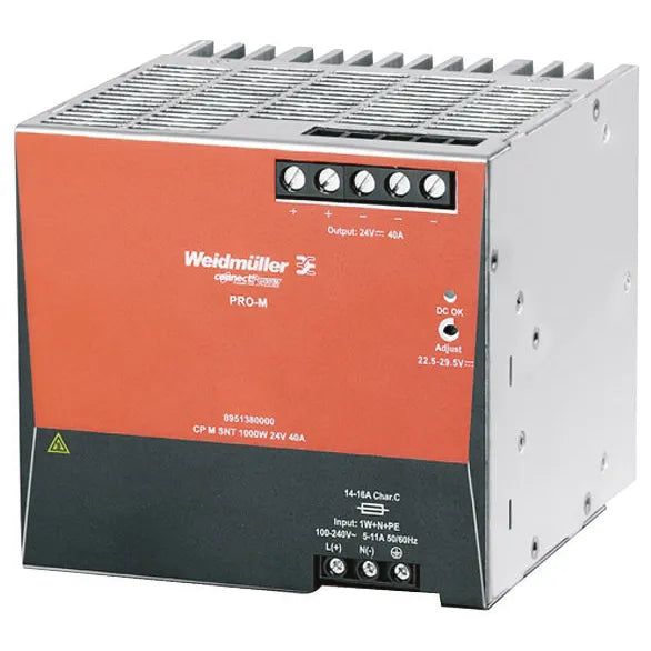 PRO M Fuente de alimentación monofásica 85-264VCA Output 1000W 24VCD 40A