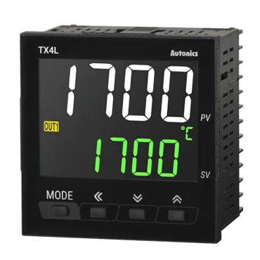 TX4L-14S Control de temperatura LCD DIN96WX96H 100-240VCA SSR 1AL