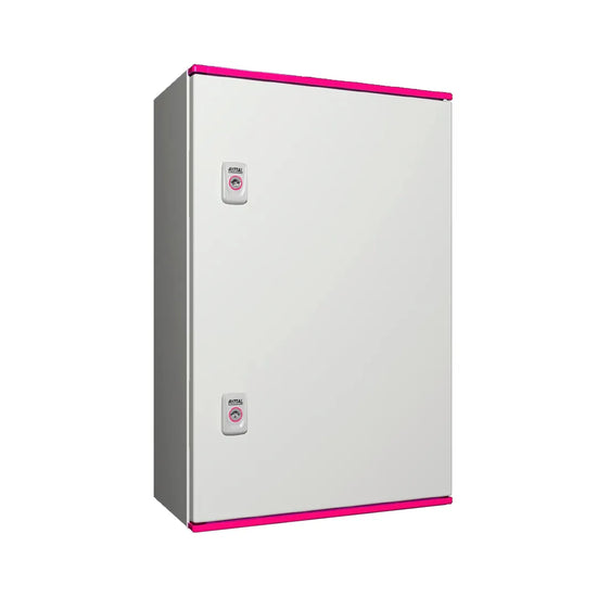 AX Gabinete mural de poliester 1P 600Hx400Wx200Dmm RAL7035 IP66 NEMA 4X