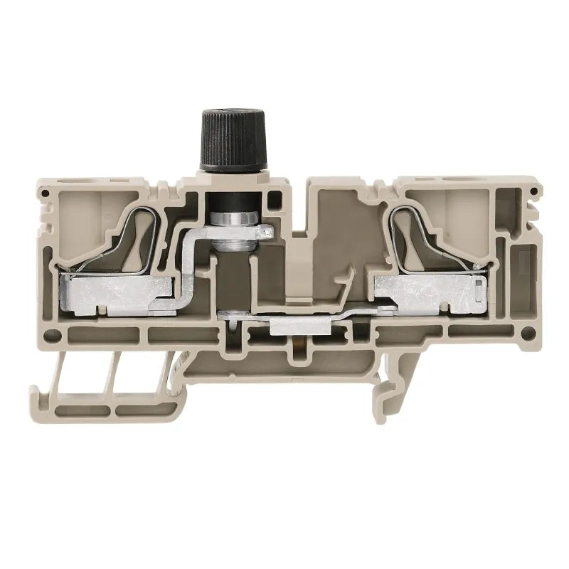 PSI 6/10 Clema portafusible europeo 6mm² 20-8AWG 6.3A 500VCA Beige