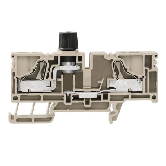 PSI 6/10 Clema portafusible europeo 6mm² 20-8AWG 6.3A 500VCA Beige