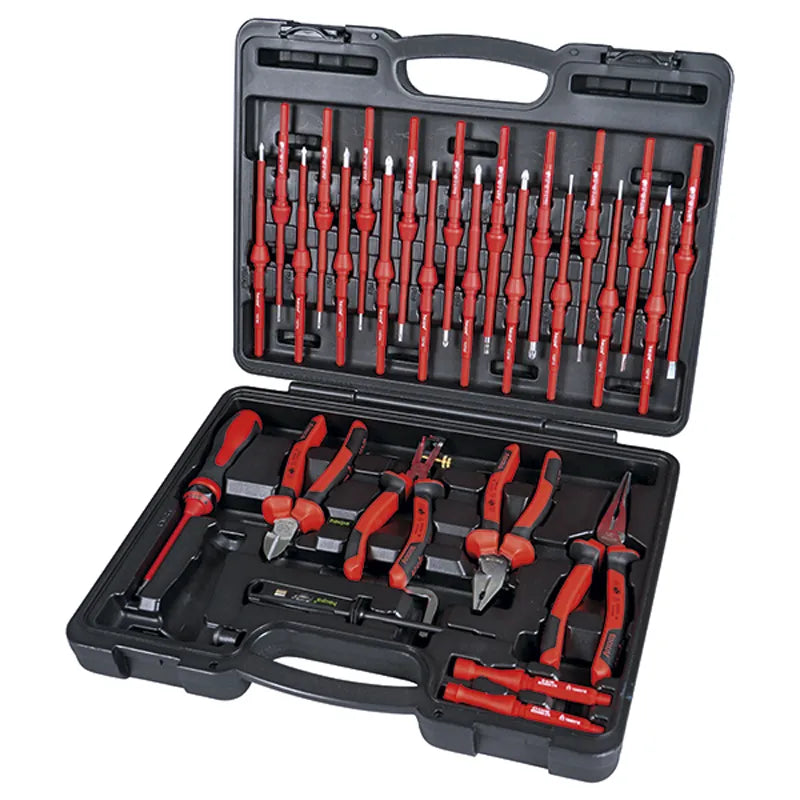 VarioPro Kit de destornilladores y herramientas con aislamiento VDE 1000V 30pz