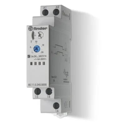 Telerruptor modular tipo desviador de 4 secuencias 120VCA 2NA 16A 250V Riel DIN