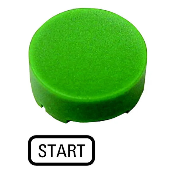 M22-XDH-G-GB1 RMQ-Titan Placa para Botón Diseño-Saliente color Verde -START-