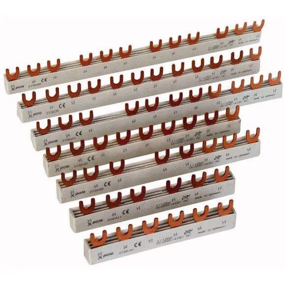 EVG-16/4PHAS/8MODUL Xpole Peine de conexión 16mm2 80A 4P (L1+L2+L3+N) 8Mod