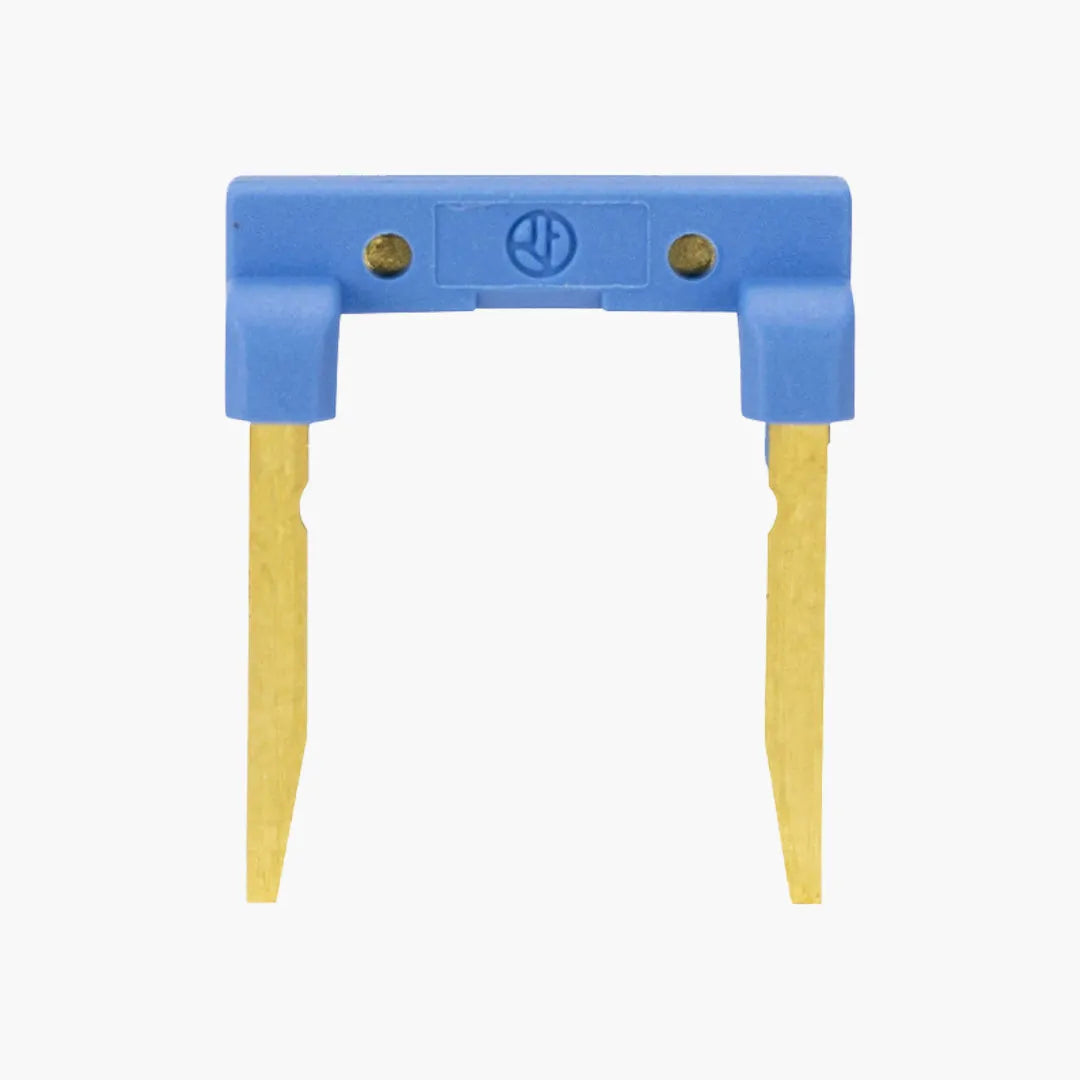Puente de 2 terminales color azul 10A 250V para usarse con S58/97