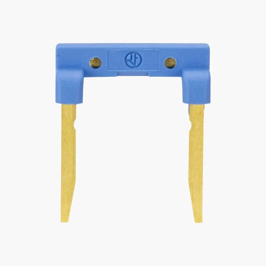 Puente de 2 terminales color azul 10A 250V para usarse con S58/97
