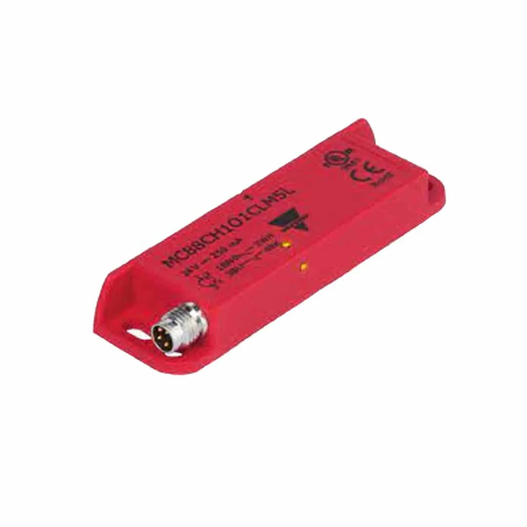 Sensor de seguridad magnético 1NA+1NC 12/24VAC/DC PVC cable 2m Salida izquierda