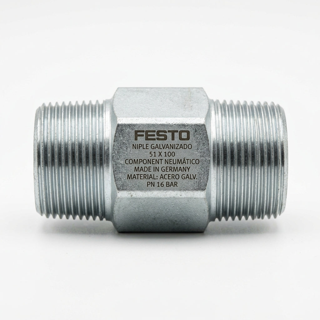 FESTO NIPLE GALVANIZADO DE 51X100