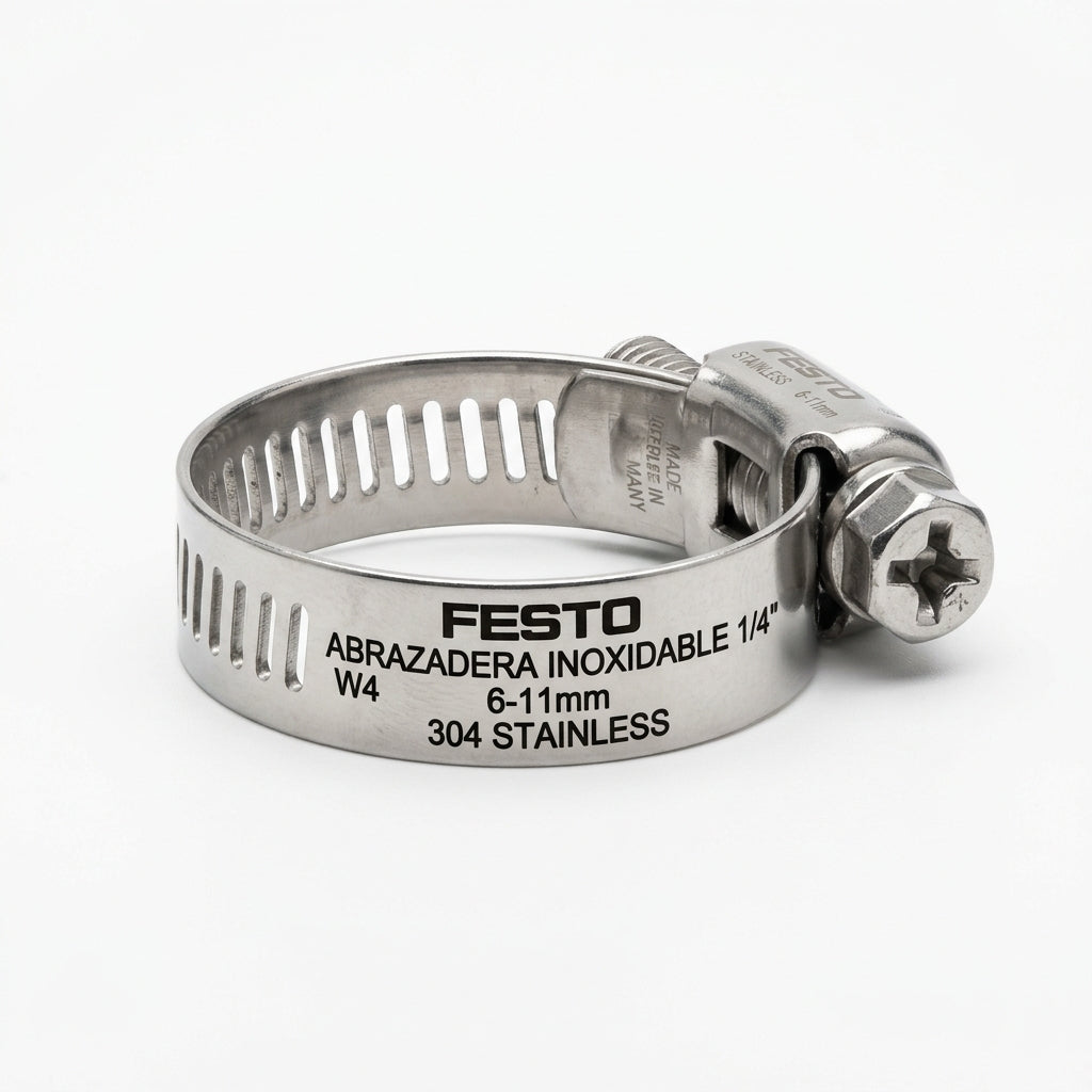 FESTO Abrazadera inoxidable 1/4"