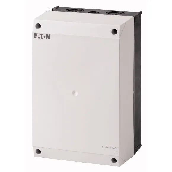 CI-K4-125-TS Caja aislada con riel de montaje 240Hx160Wx125D Montaje panel IP65