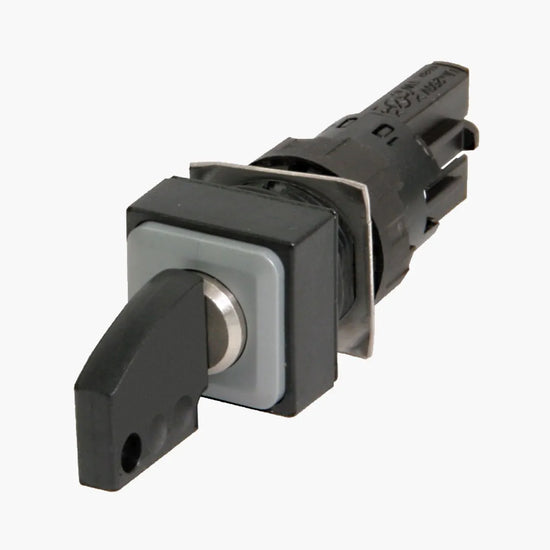 Q18S3R-A5 Selector 18X18mm con Llave 3pos 16mm Mantenido/Momentáneo -0- Negro