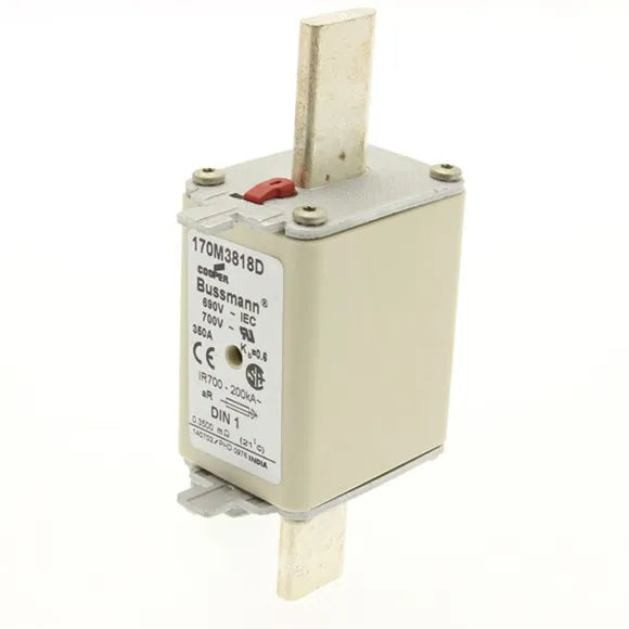 FUSIBLE RAPIDO CUADRADO DIN1 aR TIPO T 400A 690V (IEC) 200kA