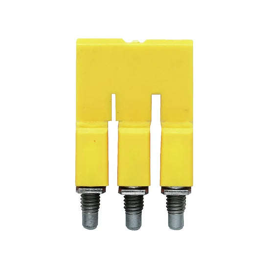 WQV 2.5/3 Puente atornillable amarillo de 3 polos para WDU/WDK de 2.5 mm²