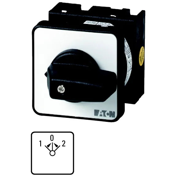 T0-3-8228/E Interruptor CAM reversible momentaneo M/negra 3P 20A P/empotrar IP65