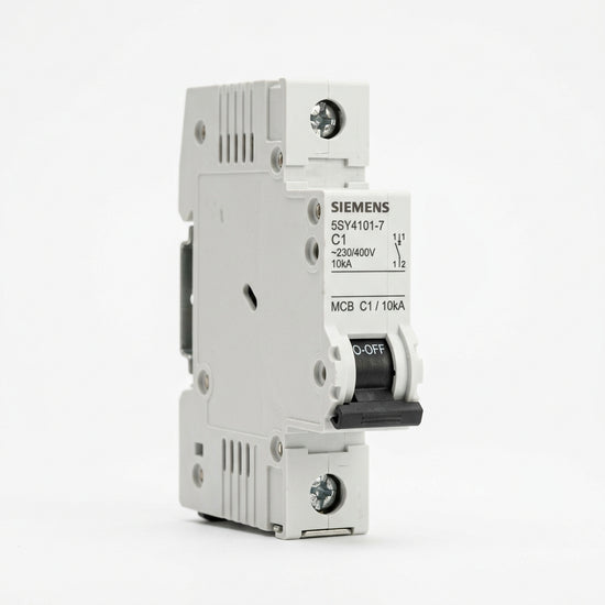 SIEMENS 5SY4101-7 MCB C1+ 5ST3010 230/400V INTERRUPTOR CON DETALLE
