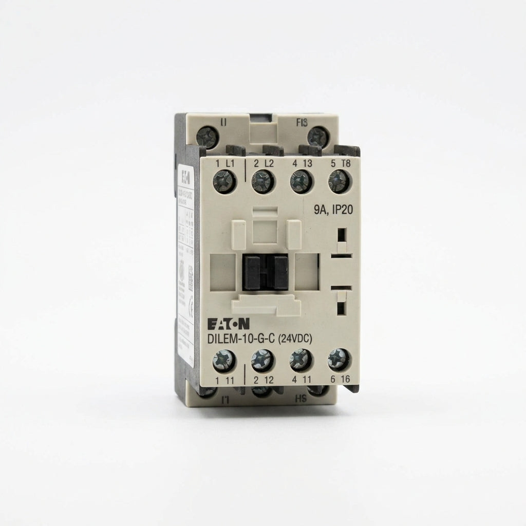 DILEM-10-G-C(24VDC) Mini contactor trifásico + 1NA 24VCD 9A IP20
