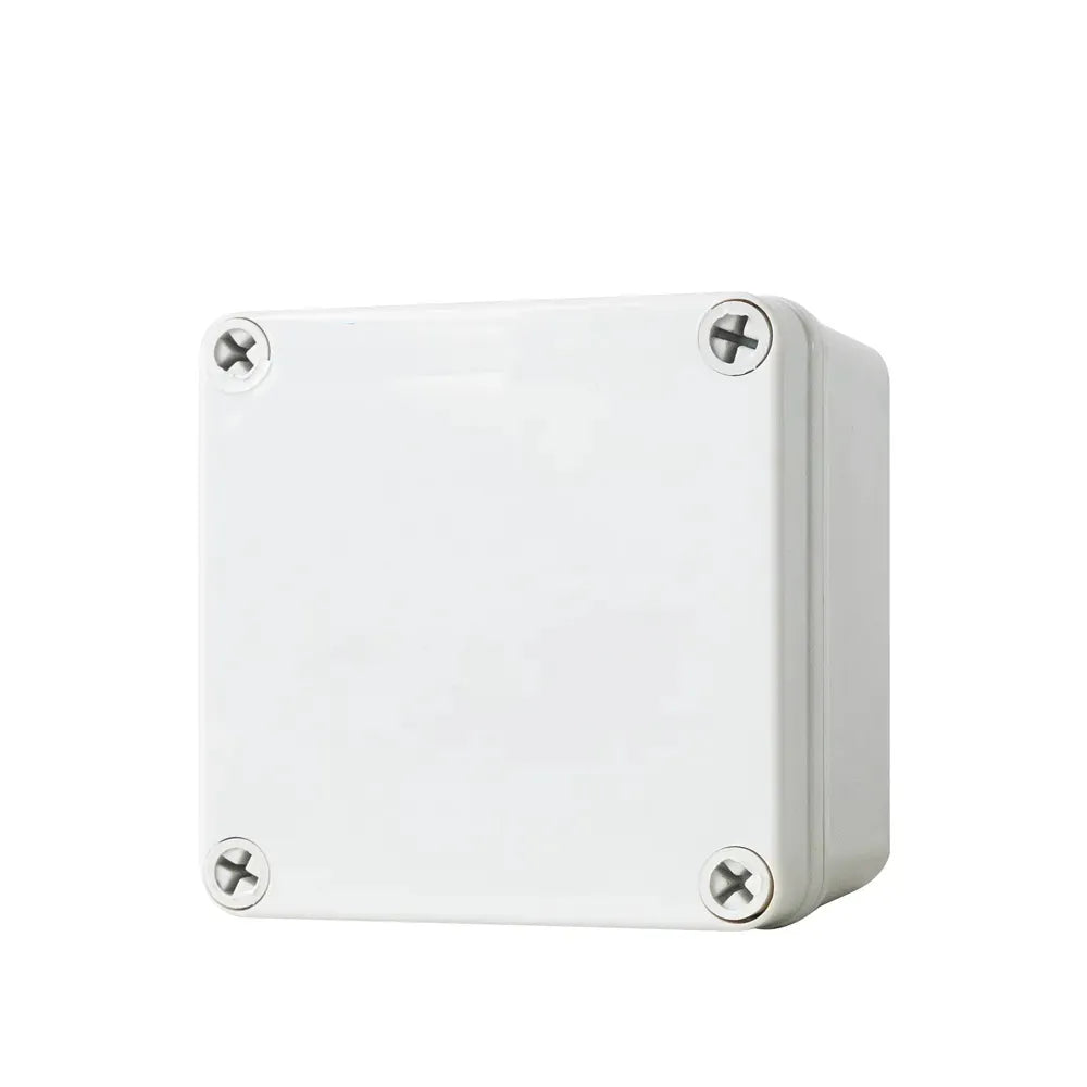 Caja de distribucion sobrep. p. opaca c/plat. 100HX100WX75Dmm Plastic PC IP67