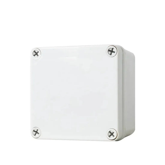 Caja de distribucion sobrep. p. opaca c/plat. 100HX100WX75Dmm Plastic PC IP67