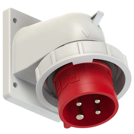 Clavija empotrar/rect. 3P+T 6H 32A 230V IP67 Azul