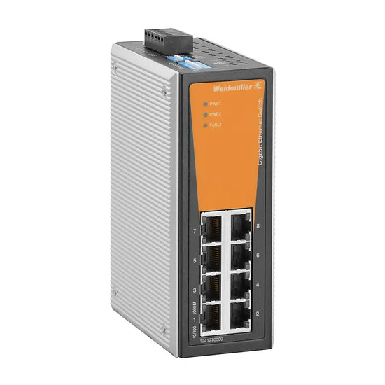 IE-SW-VL08-8GT Gigabit Ethernet Switch no gestionado de 8 puertos RJ45 -10~60°C