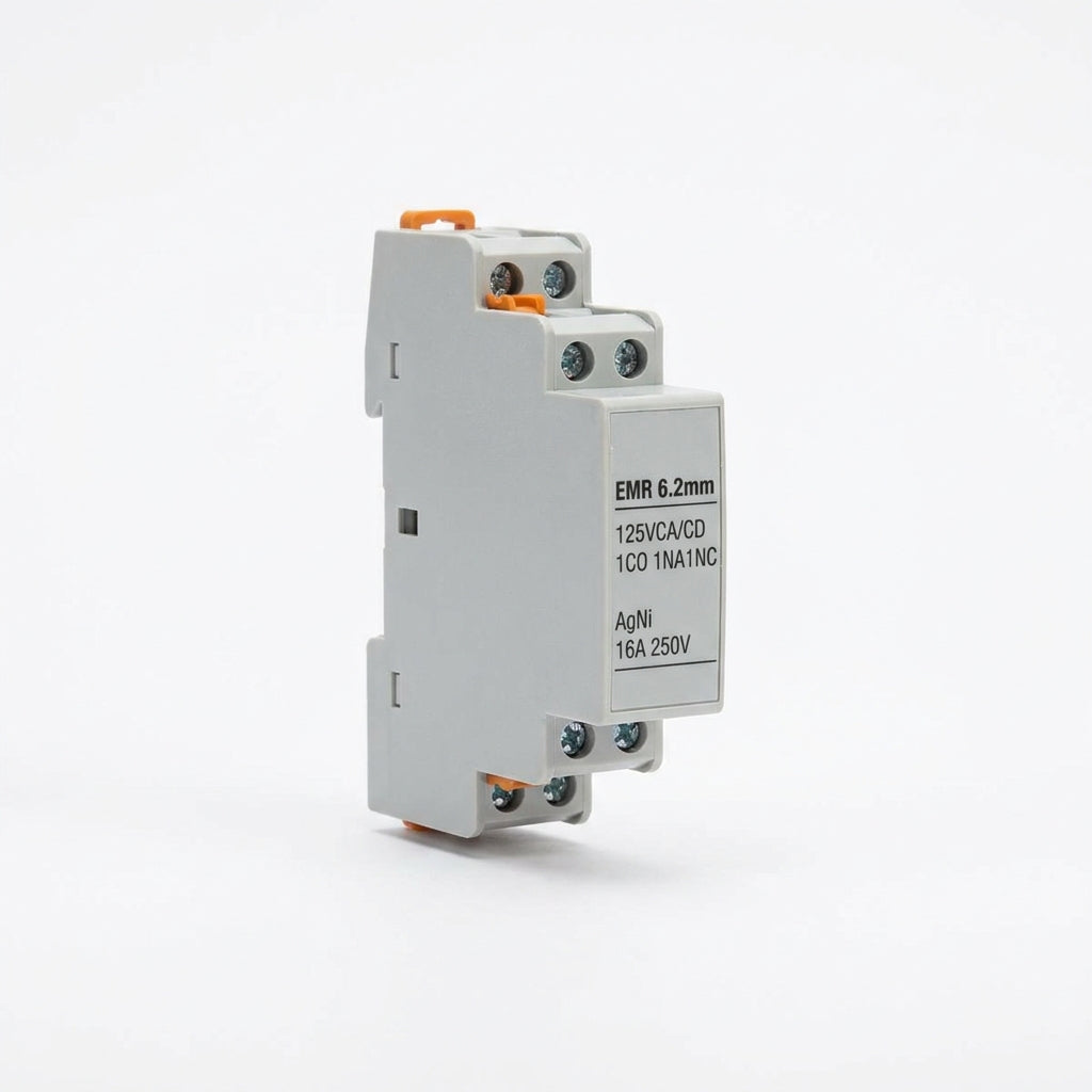 Interfaz modular con relevador EMR 6.2mm 125VCA/CD 1CO 1NA1NC AgNi 16A 250V