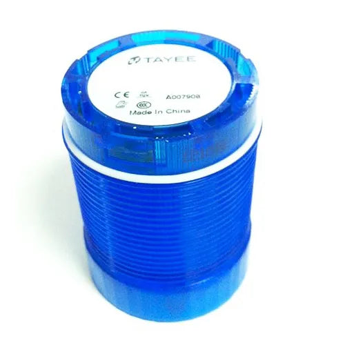 Módulo luminoso LED de Ø70mm Luz intermitente 220VAC Azul