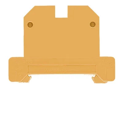 EK 6/35 Clema para tierra 6mm² 22-8AWG 800VCA Verde-Amarillo