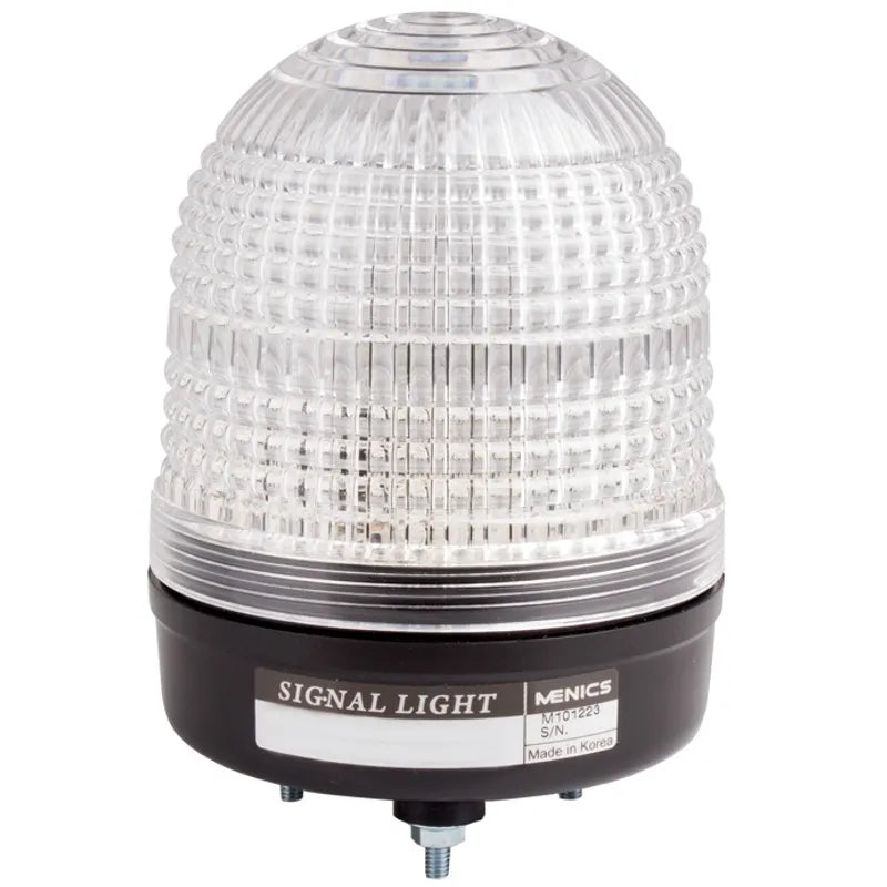 Baliza LED de 86mm Luz fija / intermitente 90-240VCA Rojo, amarillo, verde