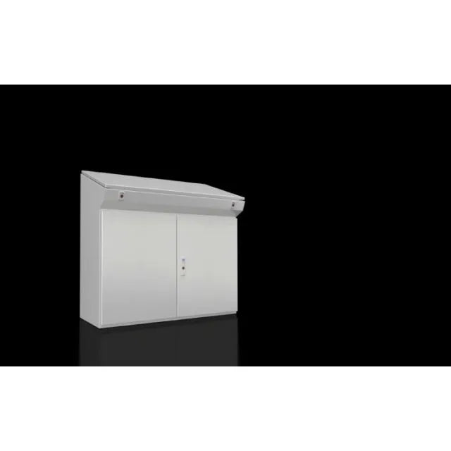 TP Pupitre compacto de chapa de acero 970Hx1000Wx400Dmm 2 Puertas IP55 RAL7035