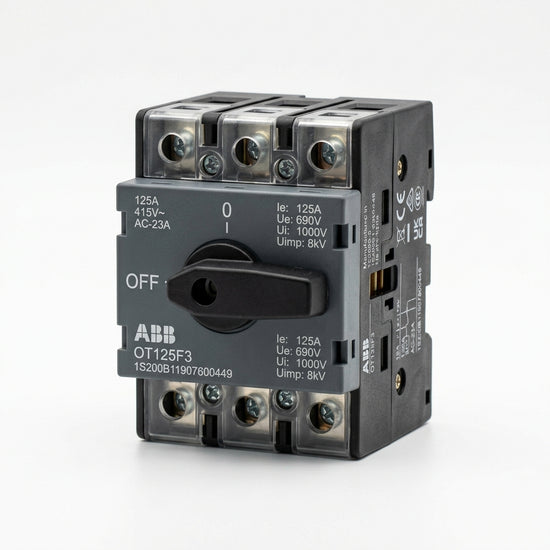 ABB 1S200B11907600449/OT125F3 Interruptor trifásico