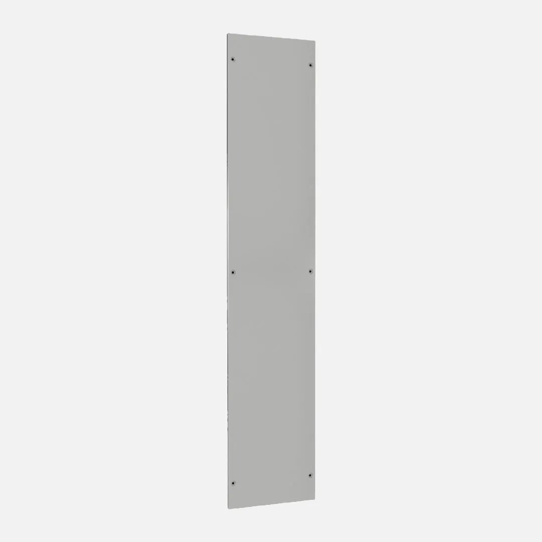 VX Laterales atornillables de chapa de acero 1800Hx400Dmm 2 piezas RAL 7035