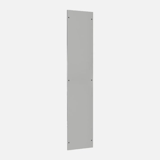 VX Laterales atornillables de chapa de acero 1800Hx400Dmm 2 piezas RAL 7035