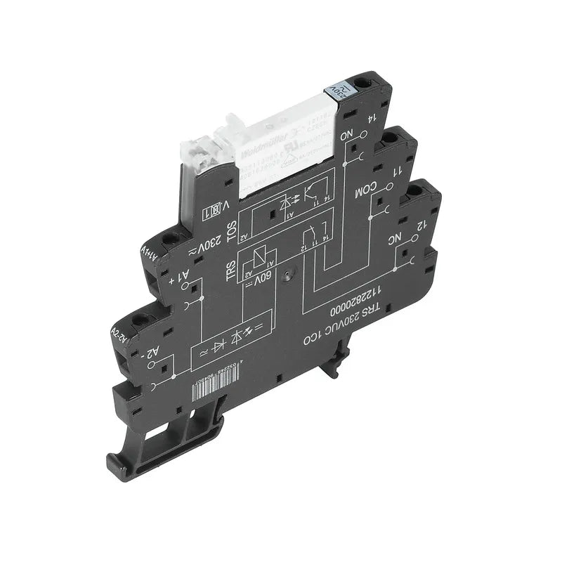 TRS 24VUC 1CO Interfaz relé RSS + Base 6.4mm 24VUC 1CO 1NA1NC 6A 250V