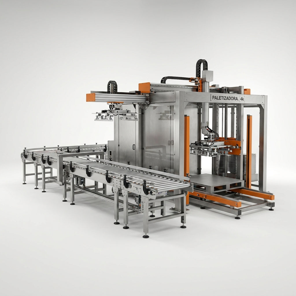 BIND CS-620 + Palletizer C P S E R I E S T U R K E Y M O D U L A R PA L L E T I Z E R W i t h E o a t ( F o a m o r S u c t i o n C u p s ) C u s t o m i z a b l e ( S l i p S h e e t R a c k ) S a f e t y S c a n n e r