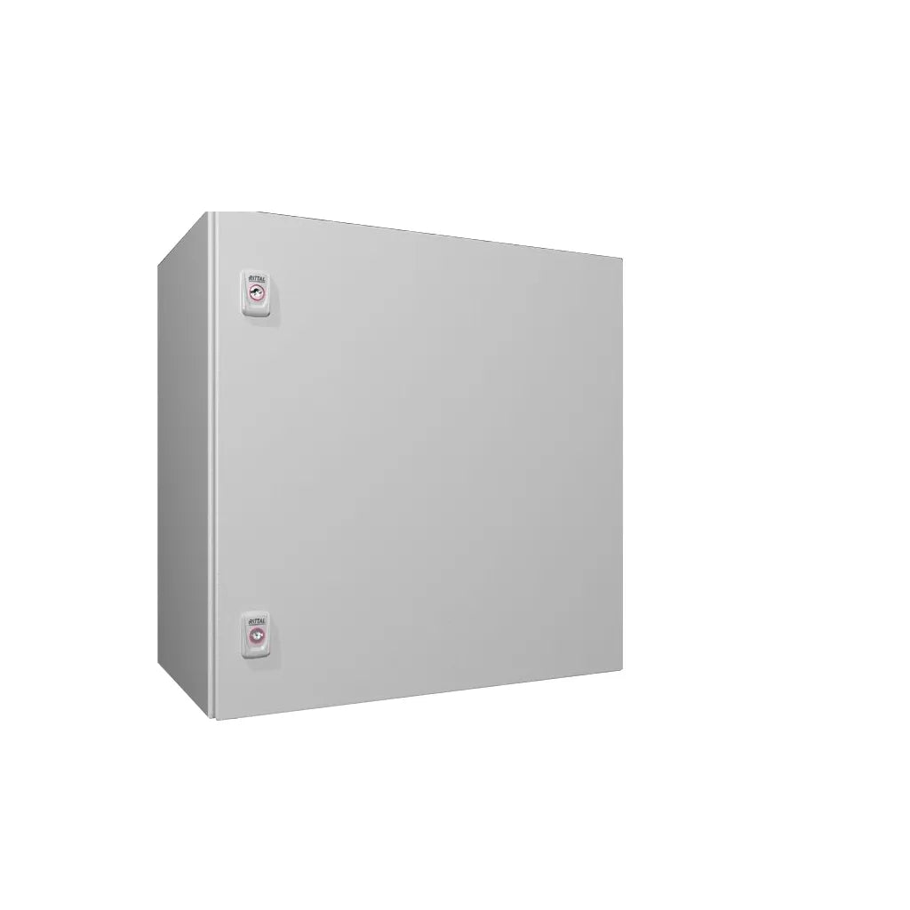 AX Gabinete mural de chapa de acero 1P 600Hx600Wx350Dmm RAL7035 IP66 NEMA 4