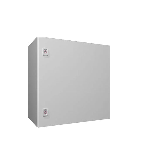 AX Gabinete mural de chapa de acero 1P 600Hx600Wx350Dmm RAL7035 IP66 NEMA 4
