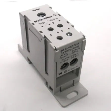 WPDB 70/35 1-4 AL Bloque de distribución 1×4 Aluminio 175A 600VCA