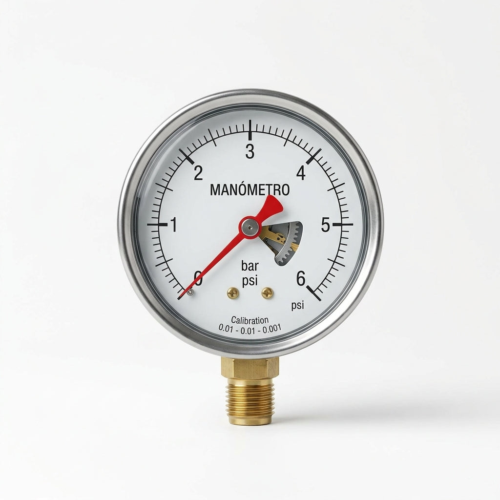 BIND DIXON GLS425 man�Metro de llenado de l�quido de acero inoxidable montaje inferior 0-300 psi 1/4 pulg. NPT inferior