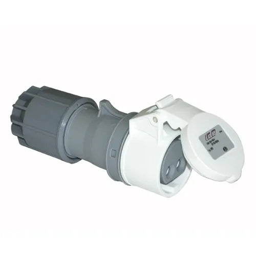 Base aérea 32A 3P 42VCA 12h Blanco IP44