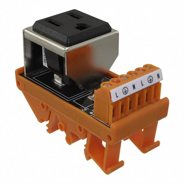 SIMPLEX Tomacorriente simple polarizado L+N+PE 120VAC 15A