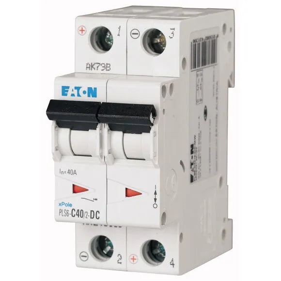 PLS6-C40/2-DC-MW Xpole Interruptor termomagnético para DC 2P 40A 6kA Curva C
