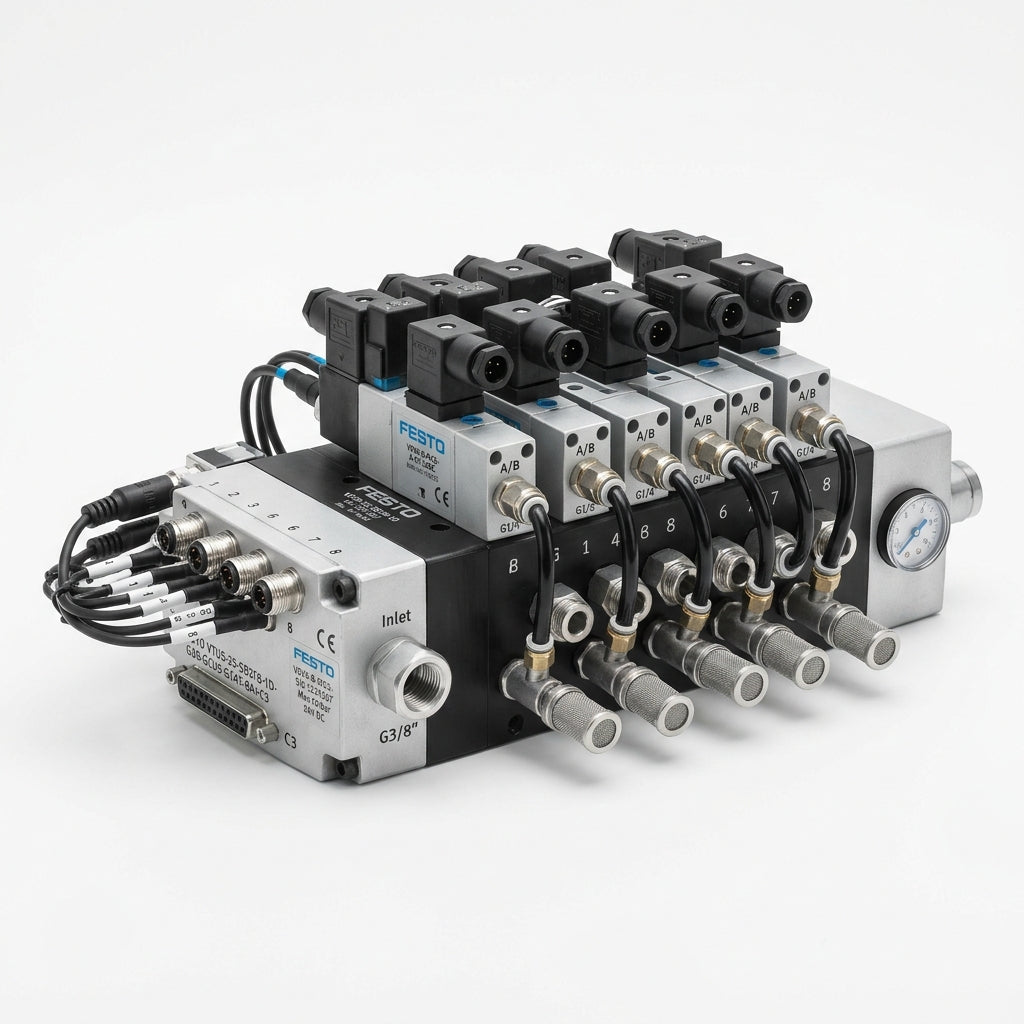 FESTO VTUS-25-SB2F8-1D-G38-GCU5-G14T-8A+C3