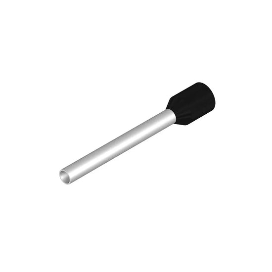 H1,5/24D SW Terminal tipo ferrul aislado 24L 1.5mm² 16AWG DIN Negro 500PZ
