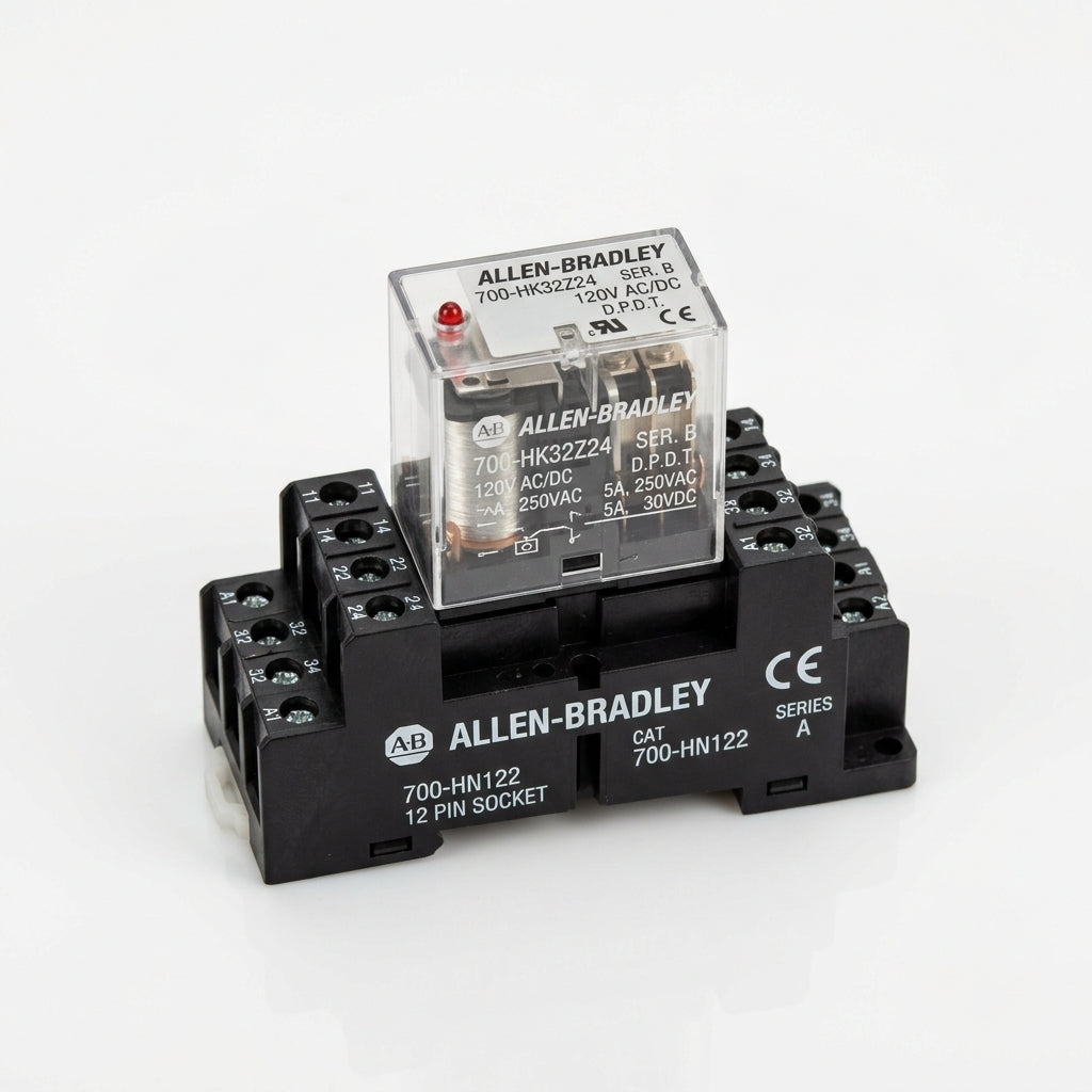 Allen Bradley 700-hn122+700-hk32z24 zócalo + el relé