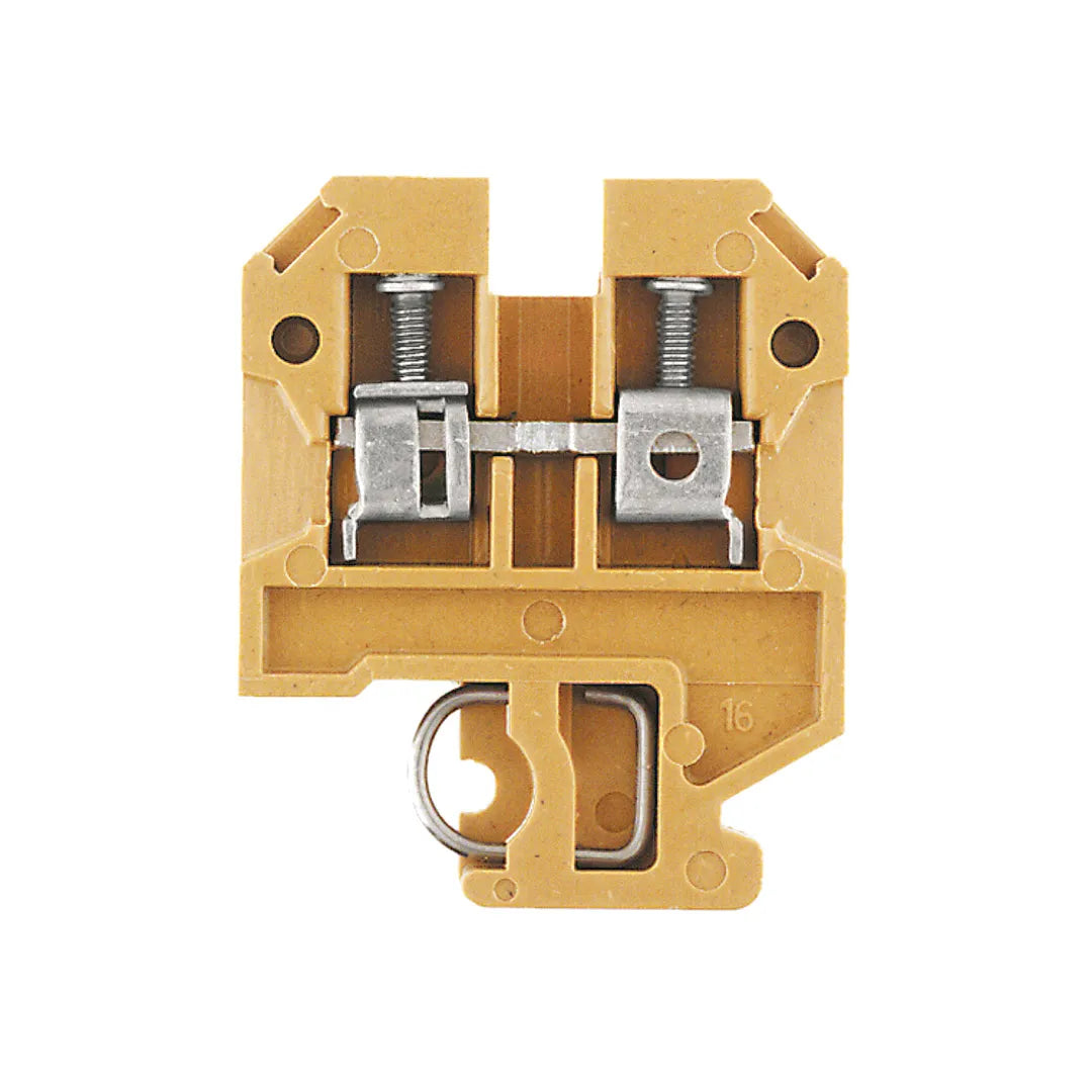 SAK 2.5 KRG Clema de paso en color beige 2.5mm² 26-12AWG 24A 800VCA