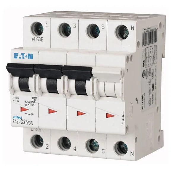 FAZ-C16/3N xEfect Interruptor termomagnético (ITM) 3P+N 16A 10kA Curva C
