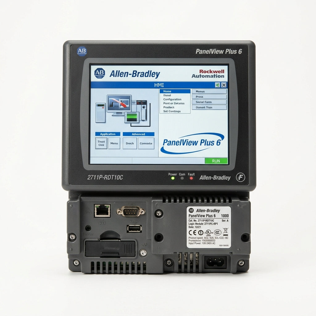 ALLEN BRADLEY 2711P-RDT10C + 2711PC-RP1 Panel View HMI