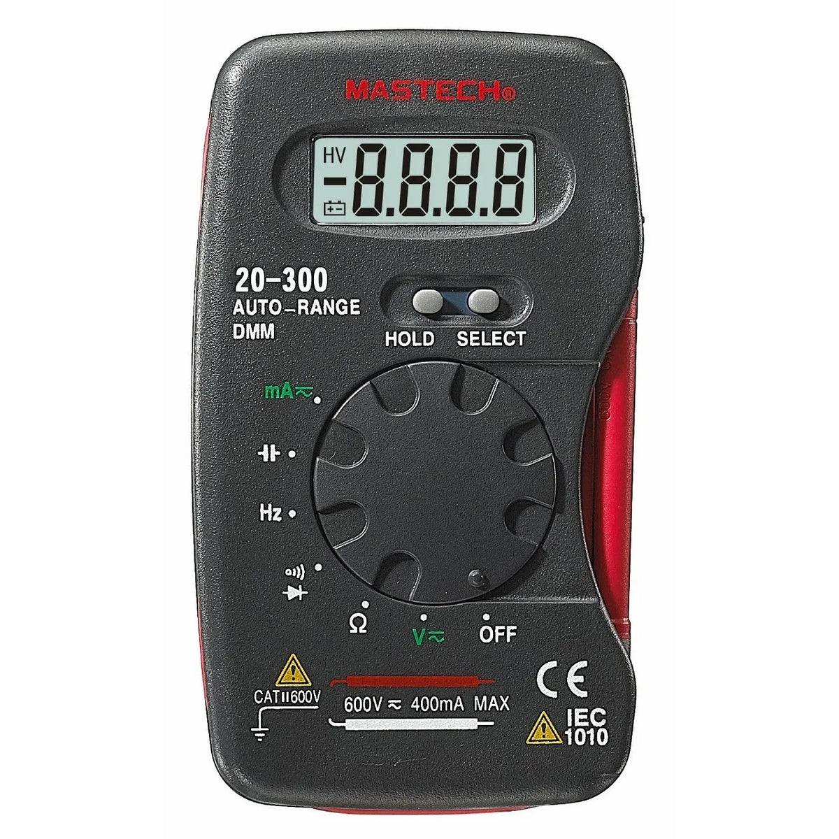 MULT 600V AC/DC, 400MA AC/DC